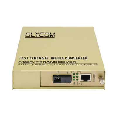 Конвертер средств массовой информации волокна держателя шкафа WDM, 100Mbps конвертер волокна Cat6