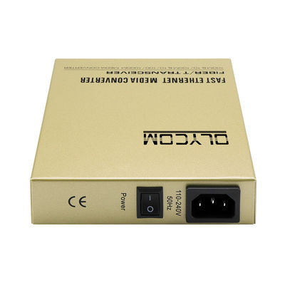 SFP Слот Rack Media Converter 1310nm Single Mode Fiber Ethernet Converter Неуправляемый