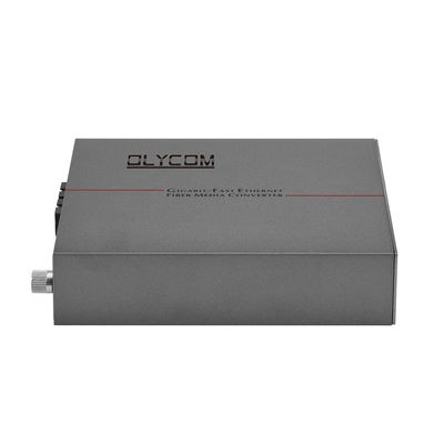 30 Вт POE Волоконно-оптический преобразователь Ethernet Rack Mounted Duplex SC Port AC Input