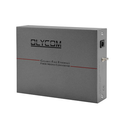 30 Вт POE Волоконно-оптический преобразователь Ethernet Rack Mounted Duplex SC Port AC Input