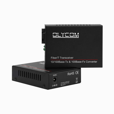 WDM Fast Ethernet Fiber Optic Media Converter LFPT Неуправляемый 20 км СК Порт CE