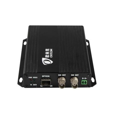 3G-SDI волоконно-оптический расширитель с RS485 данными локальный петля 1 SDI в 2 SDI выхода CE