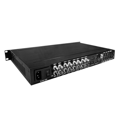 16 портов AHD CVI TVI CVBS Видео на волоконный преобразователь HD 1080P CCTV Мониторинг AC220V