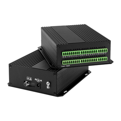 Сухой контакт закрытие оптоволоконный преобразователь Bidi Закрытый 8 порт Rack Монтажный