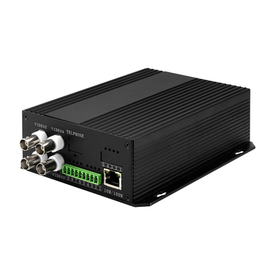4 канала CCTV аналоговый видео на оптический преобразователь NTSC/PAL/SECAM совместимый