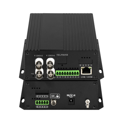 4 канала CCTV аналоговый видео на оптический преобразователь NTSC/PAL/SECAM совместимый