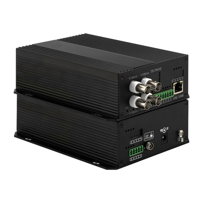 4 канала CCTV аналоговый видео на оптический преобразователь NTSC/PAL/SECAM совместимый