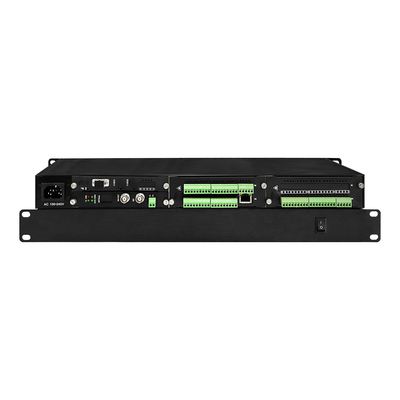 3G SDI Video Ethernet Data Fiber Converter Bidi RS232 Контактный закрывающийся оптический расширитель 1U Rack