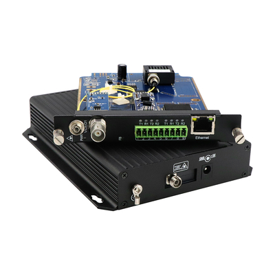 Сетноое-аналогов видео- волокно конвертера DC5V 40km FC средств массовой информации локальных сетей данным по 10/100M Bidi RS232