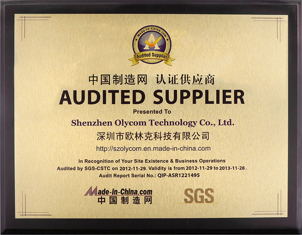 Китай Shenzhen Olycom Technology Co., Ltd. Сертификаты